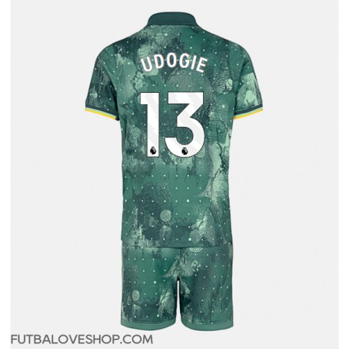 Dres Tottenham Hotspur Destiny Udogie #13 Tretina pre deti 2024-25 Krátky Rukáv (+ trenírky)